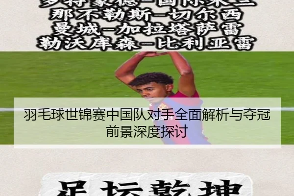 羽毛球世锦赛中国队对手全面解析与夺冠前景深度探讨